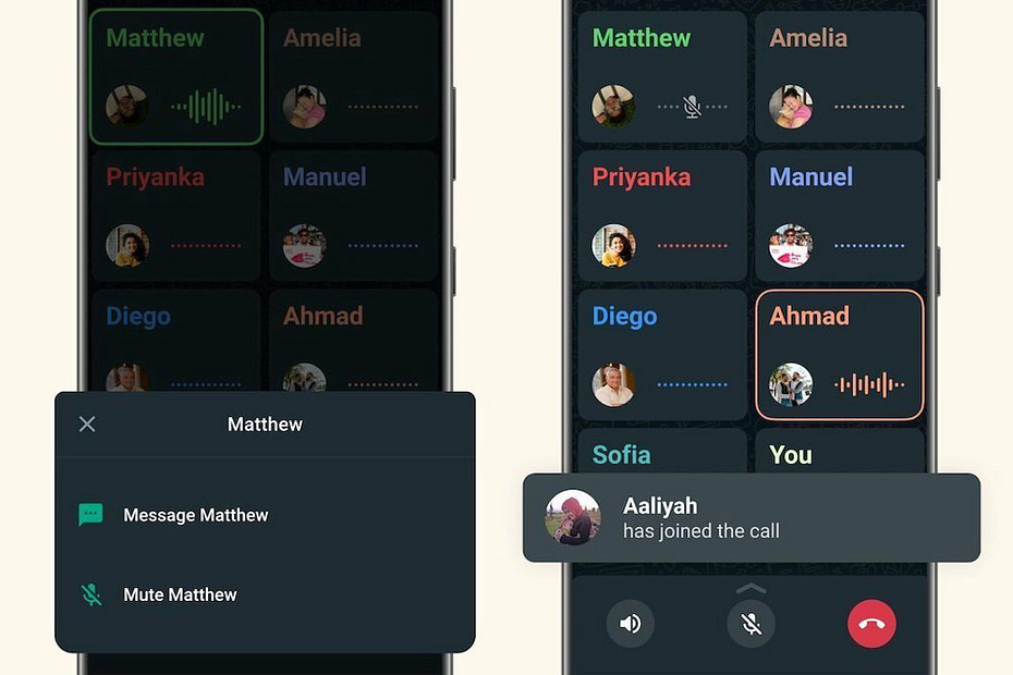 whatsapp adds mute messaging options for group calls 1mwd.1200